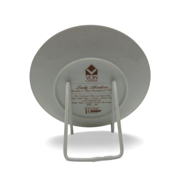 LADY ABERDEEN Centennial Plate 1897-1997 VON Canada, Numbered Limited Edition - Picture 10 of 12